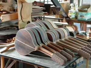 Série de instrumentos fabricados em um semestre