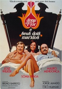 Cartaz de "Dona Flor e Seus Dois Maridos", produzido por Luiz Carlos Barreto