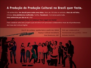 Flyer da Festa do Prodcult