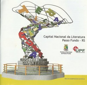 Imagem do cartaz "Capital Nacional da Literatura", dado à Passo Fundo