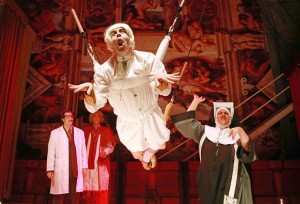 Imagem do espetáculo "O Papa e a Bruxa" (2009)