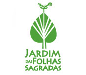logo do projeto ecológico Jardim das Folhas Sagradas