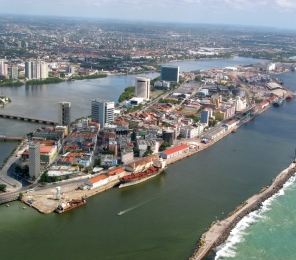 Imagem aérea do Porto Digital (2010)